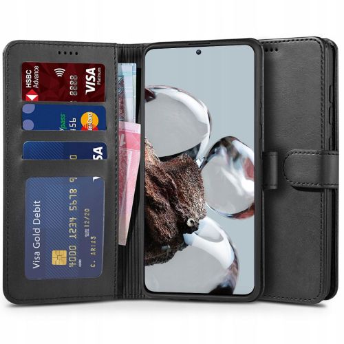 TECH-PROTECT WALLET PREKLOPNA FUTROLA ZA XIAOMI 12T / 12T PRO CRNA slika 1