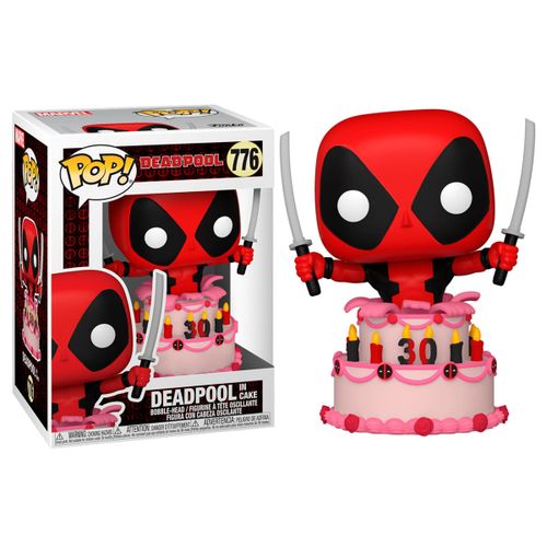 Funko POP figura Marvel Deadpool 30. obljetnica - Deadpool u torti slika 1