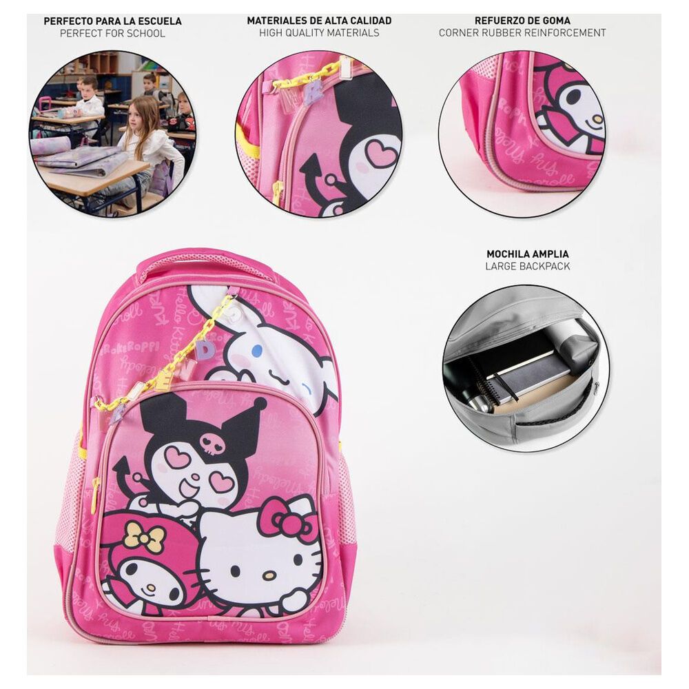 Hello Kitty and Friends ruksak 42 cm prilagodljiv za kolica slika 3