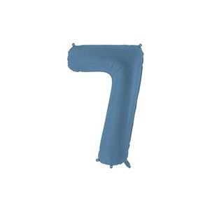 FB1T-7-074 Folijski balon Mat 7 86 cm, Plavi