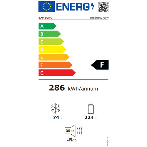 Samsung ugradbeni hladnjak BRB30602FWW/EF slika 14