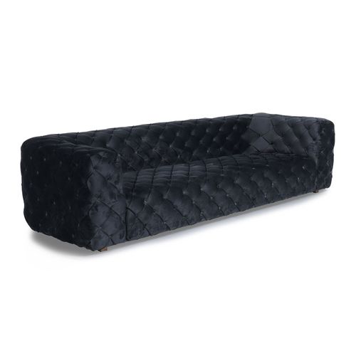 Zeus Crni Sofa sa 4 Mesta slika 5