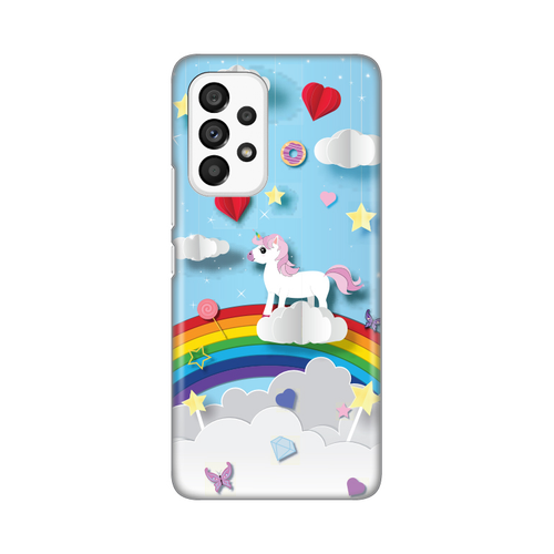 Torbica Silikonska Print za Samsung A536B Galaxy A53 5G Unicorn slika 1