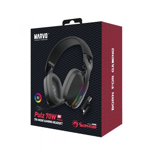 MARVO HG9086W BK WIRELESS HEADSET slika 5