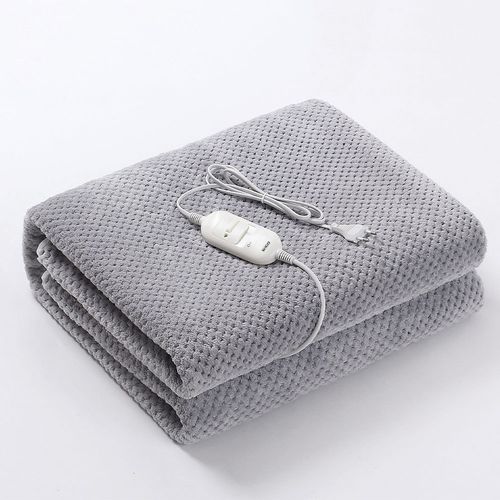 SOGO Električna deka, XL, 150 x 80 cm, 60W, siva boja slika 1