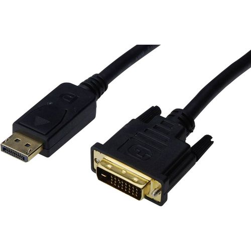 Digitus DisplayPort / DVI adapterski kabel DisplayPort utikač, DVI-D 24+1-polni utikač 3.00 m crna AK-340306-030-S  DisplayPort kabel slika 1