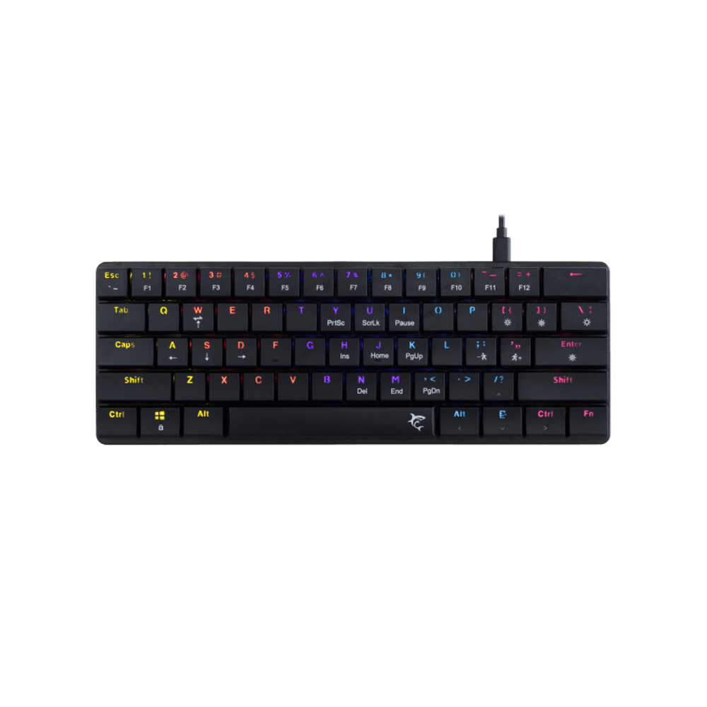 WHITE SHARK Mehanička tastatura GK-006111 NAGAMAKI / US, crveni prekidači slika 1