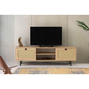 Begonya 180 Oak
Black TV Stand