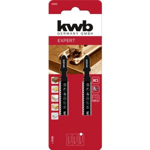 KWB list za ubodnu pilu, l - 100 mm, fini, za drvo i plastiku, 2 kom