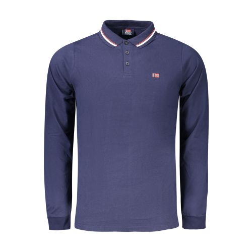 NORWAY 1963 MEN'S LONG SLEEVE POLO SHIRT BLUE slika 1