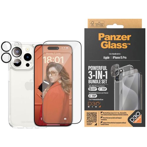 Bundle PanzerGlass iPhone 15 Pro slika 1