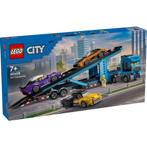 LEGO® CITY 60408 Kamion za prijevoz sportskih automobila slika 2