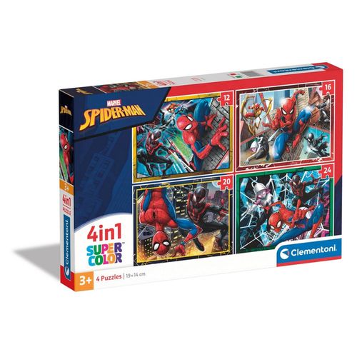 Clementoni Puzzle 4 U 1 Spiderman slika 1