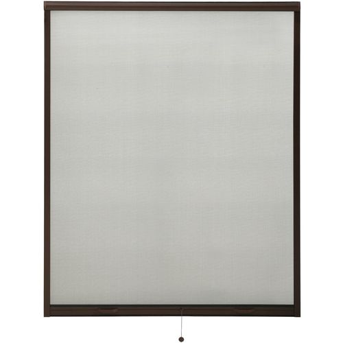 Zaslon protiv insekata za prozore smeđi 150 x 170 cm slika 1