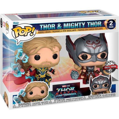 POP Paket 2 Figurice Marvel Thor: Ljubav i Grom - Thor i Moćni Thor Ekskluzivno slika 2