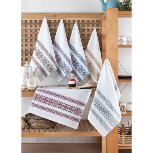 Efesto White
Brown
Yellow
Dark Blue
Purple
Grey Wash Towel Set (6 Pieces) slika 1