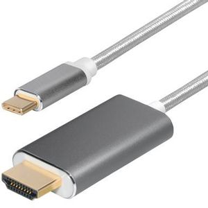 Transmedia USB type C plug - HDMI plug 1,5m