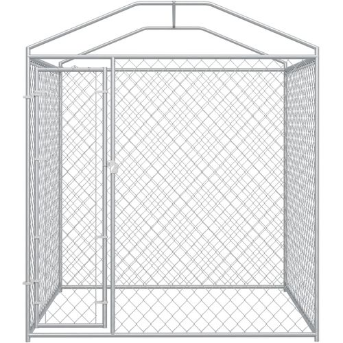 Vanjski kavez za pse s nadstrešnicom 193x193x225 cm slika 23