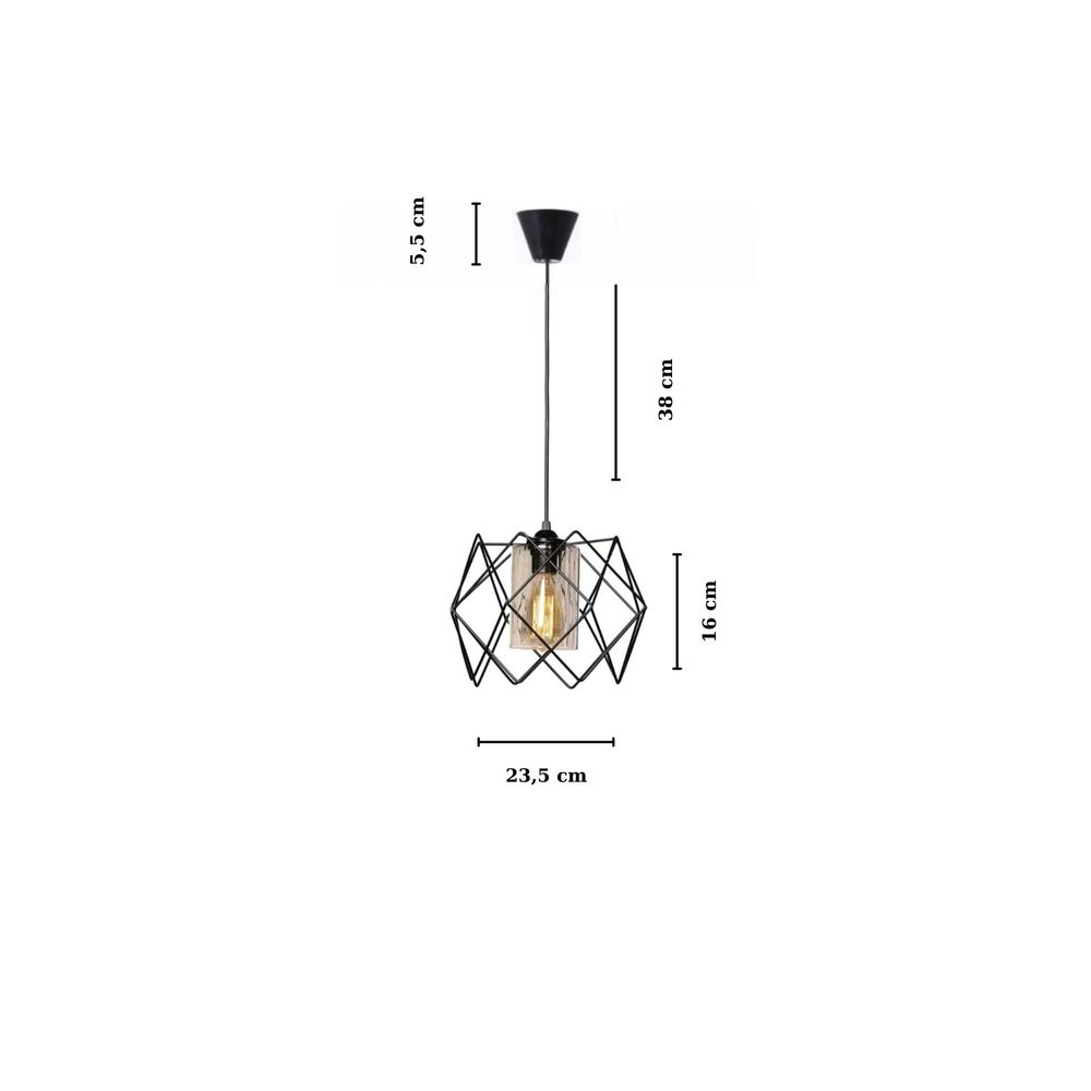LB030 Black Chandelier slika 3