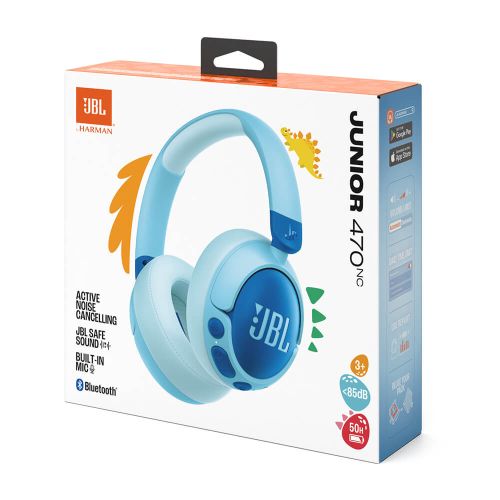 JBL JR470NC Bluetooth Children's Wireless Headphones, Blue slika 5