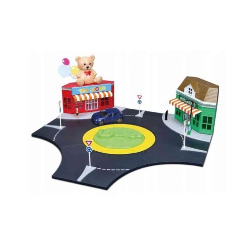 Burago City Roundabout Playset slika 1