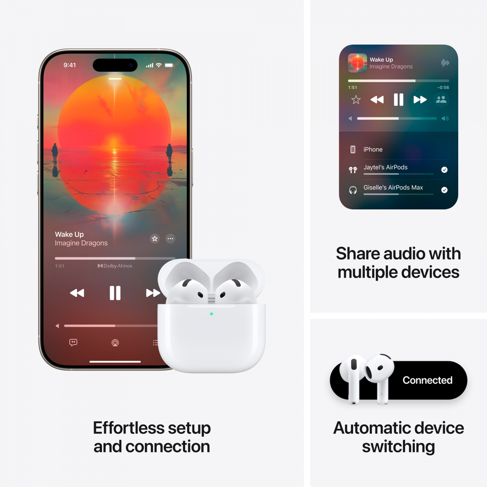AirPods 4 with Active Noise Cancellation,Model A3055 A3056 A3059 slika 10