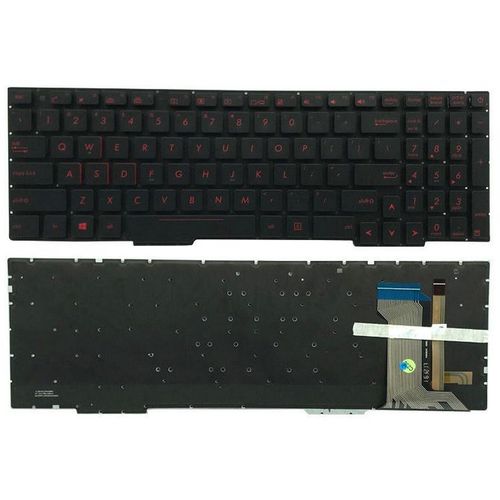 Tastatura za laptop Asus Rog GL553 GL553V FX753 mali enter sa pozadinskim osvetljenjem slika 1