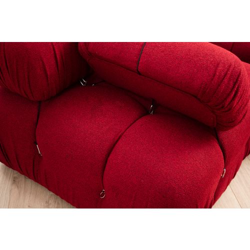 Atelier Del Sofa Ugao Bubble (L1-O1-1R -Puf) - Crveni slika 8