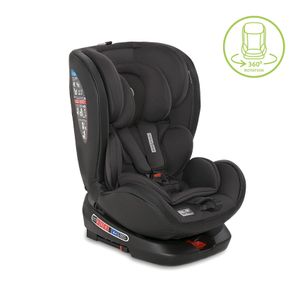 LORELLI NEBULA Autosjedalica  360° Isofix Black Leather 0-12 godina/0-36 kg (0+/1/2/3)