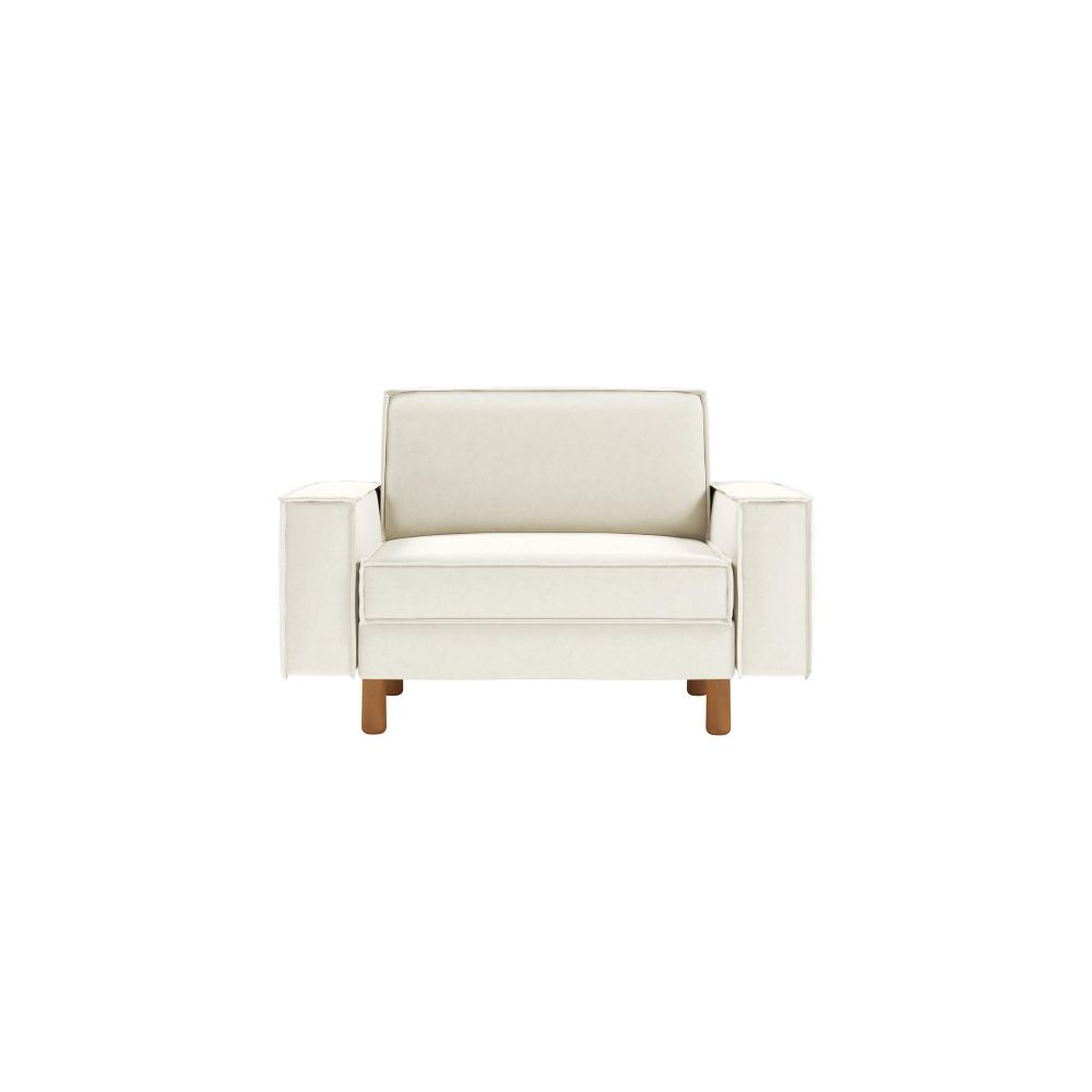 Sofa za Jednu Osobu Sparrow Loveseat - boje: mliječni pjenasti orah slika 2