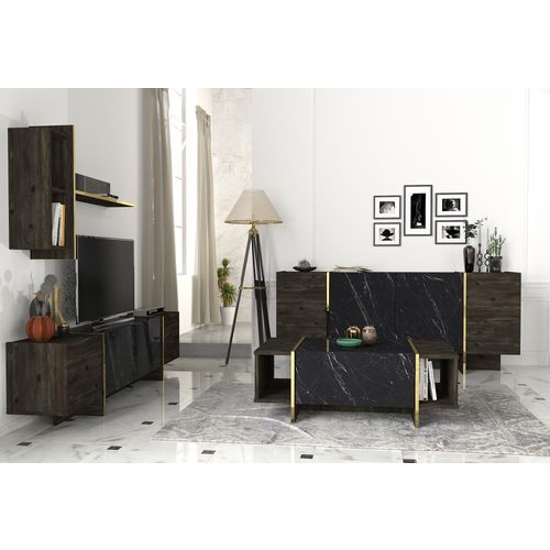 Hanah Home Veyron Set 2 Black
Gold Living Room Furniture Set slika 2