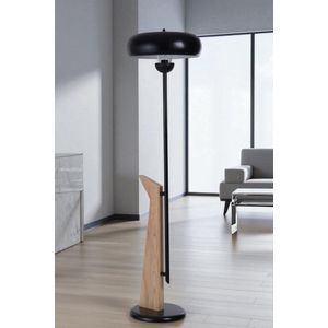 Opviq Podna lampa 630, crna, hrast