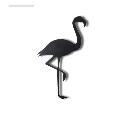 Wallity Metalna zidna dekoracija, Flamingo Silhouette slika 7