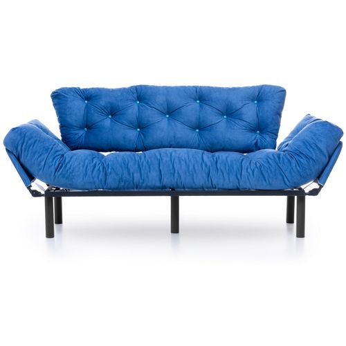 Nitta Triple - Blue Blue 3-Seat Sofa-Bed slika 9