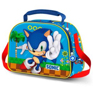 Sonic the Hedgehog Faster 3D lunch bag