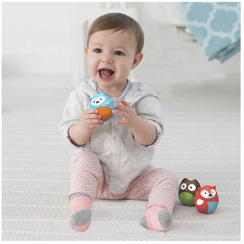 Skip Hop Set igračaka Explore & More Egg Shaker Baby Toy Trio  slika 2