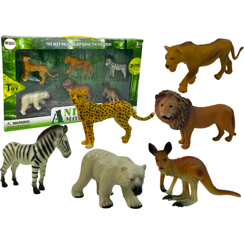 Set figurica afričke divlje životinje 6 kom. slika 1