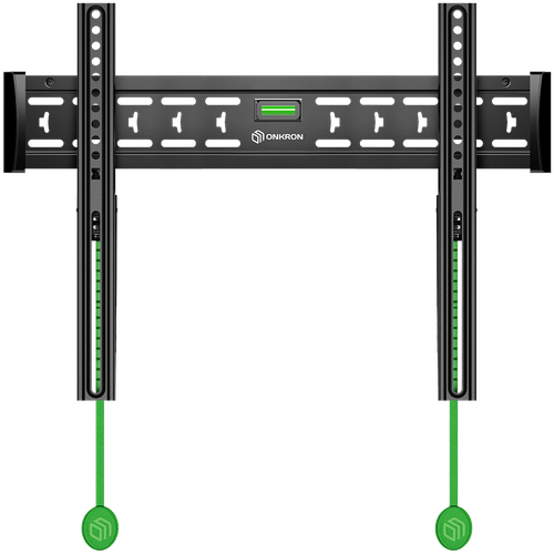 ONKRON Fiksni Zidni Nosač za TV za 43 do 85-inčne Ravne Ploče, Crni slika 1
