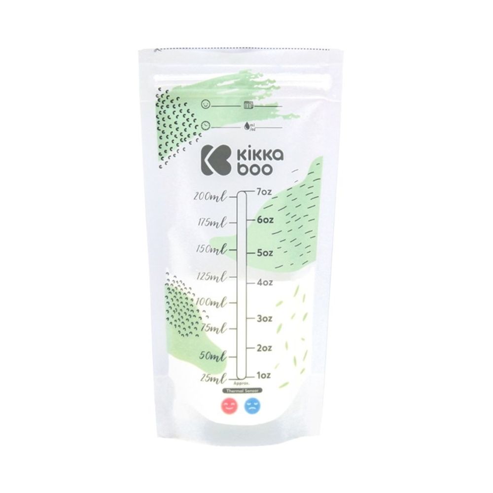 Kikka Boo Vrećice za čuvanje mlijeka sa senzorom Lactty 200ml, 25kom slika 1