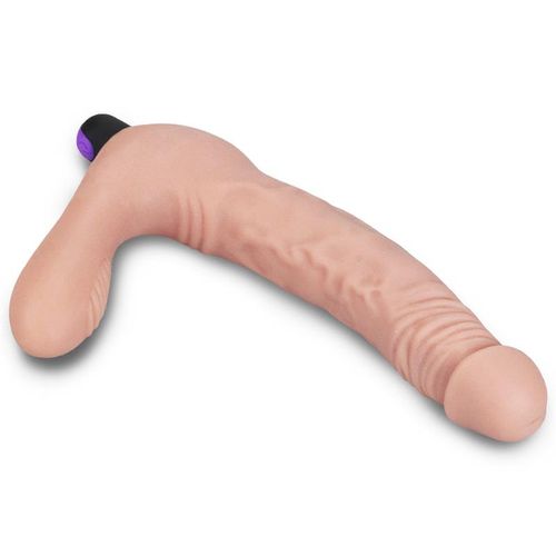 Lovetoy Joy strapless Strap-On dvostruki dildo s vibracijom, USB slika 5