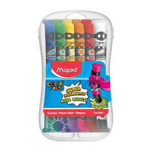 Maped tempere 12 x 12 ml PVC blister