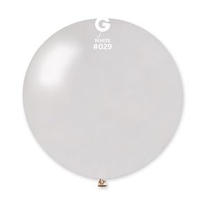Gm30-29 Balon 80cm, Metalik/Bijeli