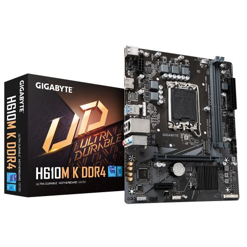 Gigabyte H610M K DDR4 LGA1700, Intel H610 Chipset, 2x DDR4 DIMMs,​ Supports 13th/12th Gen Intel Core Series Processors​ slika 1