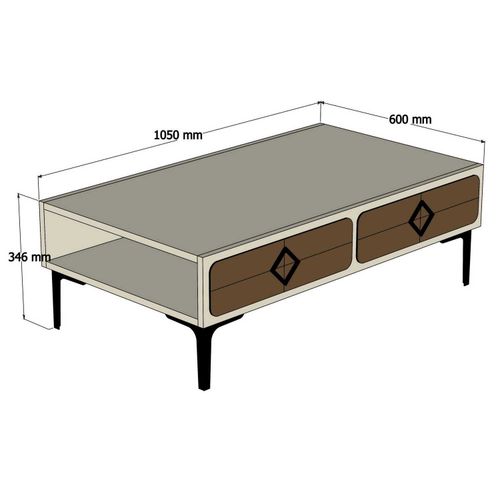 Samba - Oak Oak Coffee Table slika 4