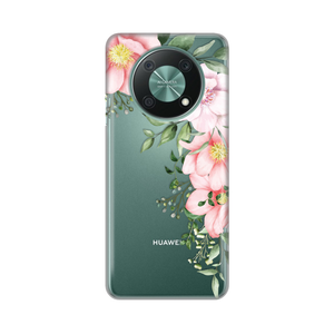 Torbica Silikonska Print Skin za Huawei Nova Y90 Gentle Rose Pattern