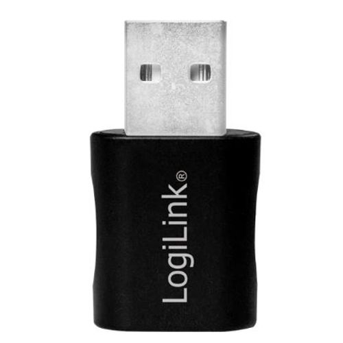 USB Audio Adapter black 1x3.5mm slika 1