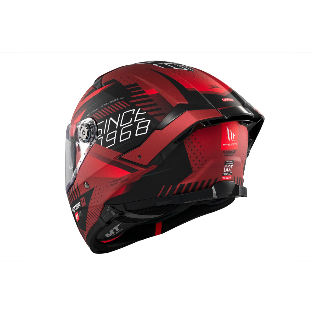 MT Helmets vizir za moto kacigu Thunder 4 SV Luminence D5 Matt slika 7