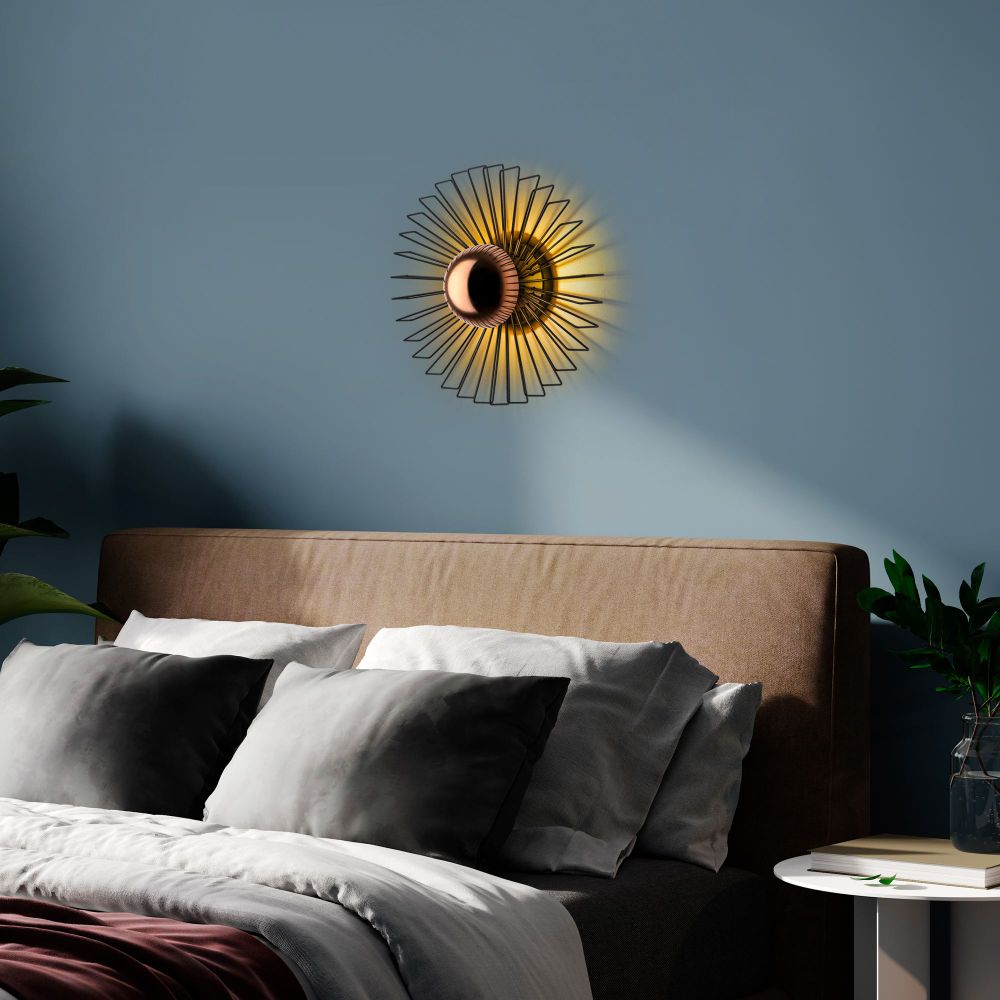 Zidna Lampa Kaya - 15230 - M, boje: Crna slika 3