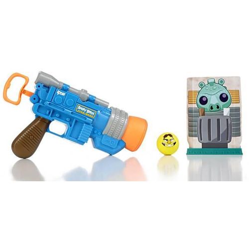 Pištolj Angry Birds + spužvaste loptice + meta  slika 2