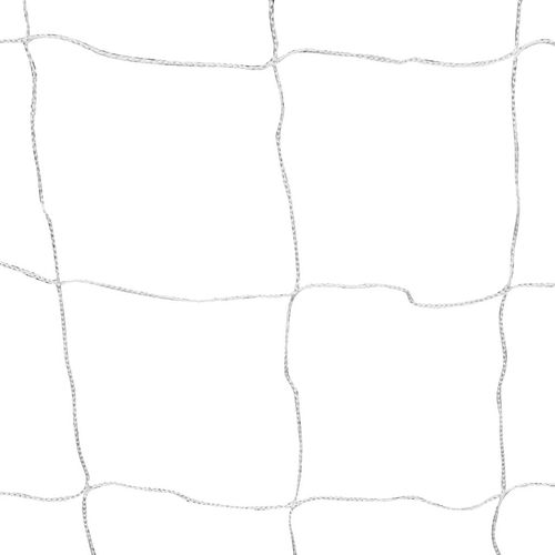 Nogometni gol s mrežom 182x61x122 cm čelični bijeli slika 11